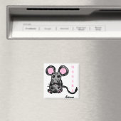 かわいいモスカマウスマグネット マグネット (インサイチュ (食洗機))