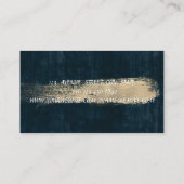 かわいいモダンかわいいカップケーキベーカリーブラシストローク 名刺 (裏面)