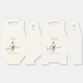 かわいいモダンさくらんぼスコップアイスクリームベビーシャワー フェイバーボックス (見開き)