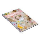 かわいいモダンイースターコラージュのスクラップブックの写真 ノートブック (右側)