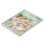 かわいいモダンイースターコラージュのスクラップブックの写真 ノートブック (左側)