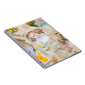 かわいいモダンイースターコラージュのスクラップブックの写真 ノートブック (右側)