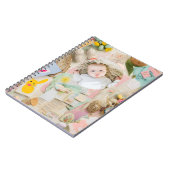 かわいいモダンイースターコラージュのスクラップブックの写真 ノートブック (左側)