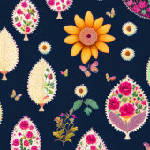 かわいいモダンエレガントフローラレトロスタイリッシュ トートバッグ