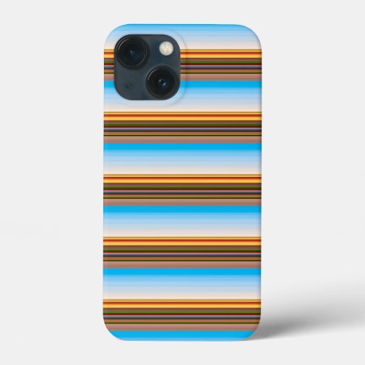 かわいいモダンカラフルストライプ Case-Mate iPhoneケース (裏面)