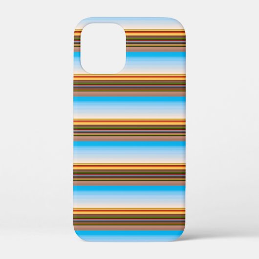 かわいいモダンカラフルストライプ Case-Mate iPhoneケース (裏面)