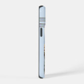 かわいいモダンゴールデンレトリバードッグアート iPhone 15ケース (右側面)