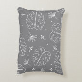 かわいいモダンジャングルサファリアニマルズボーイ子供部屋 アクセントクッション (裏面(縦))