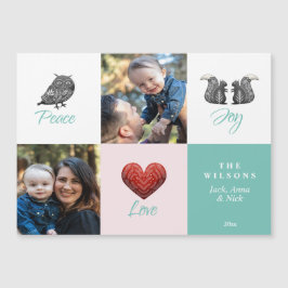 かわいいモダンスカンジナビア写真クリスマス