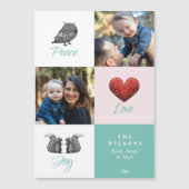 かわいいモダンスカンジナビア写真クリスマス (正面)