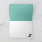 かわいいモダンスカンジナビア写真クリスマス シーズンカード (内部)