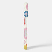 かわいいモダンスカンジボホフォークフラワーパーソナライズされた Case-Mate iPhoneケース (裏面 / 右)