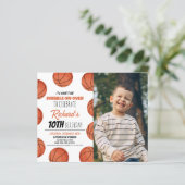 かわいいモダンバスケットボールバジェット写真誕生日 (スタンド正面)