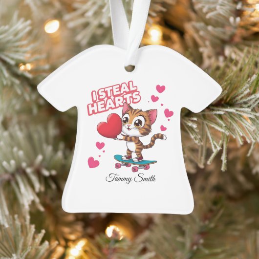 かわいいモダンバレンタインオーナメントforガールフレンド オーナメント (ツリー)