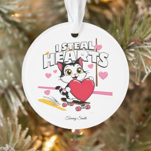 かわいいモダンバレンタインオーナメントforガールフレンド オーナメント (ツリー)