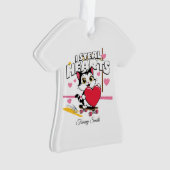 かわいいモダンバレンタインオーナメントforガールフレンド オーナメント (正面)