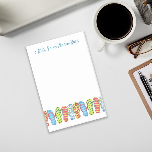 かわいいモダンビーチサンダルススタイリッシュクリプト ポストイット