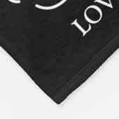 かわいいモダンフォトコラージュHappy First Faters Day フリースブランケット (角)