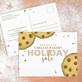 かわいいモダンベーカリー販売お洒落Cookieはがき ポストカード