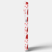 かわいいモダンミニマルなクリスマスツリーの森 Case-Mate iPhoneケース (裏面 / 左)