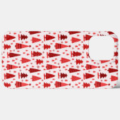 かわいいモダンミニマルなクリスマスツリーの森 Case-Mate iPhoneケース (裏面 (横))