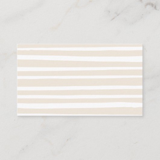 かわいいモダンレインボーシャワー予約リクエストカード エンクロージャーカード (裏面)