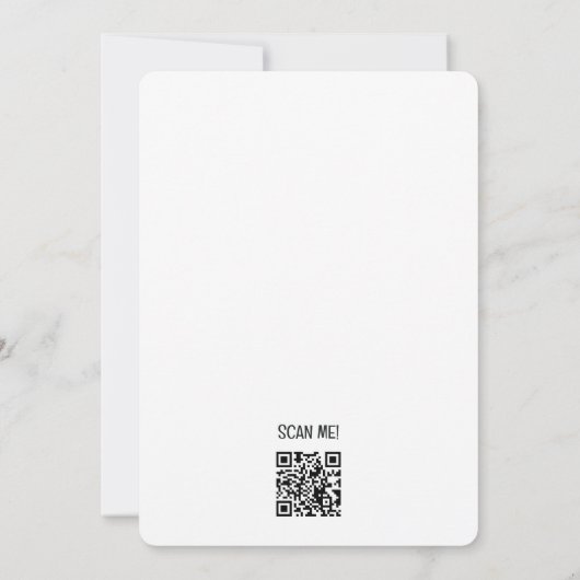 かわいいモダンレインボーユニコーンの子供の誕生日パーティー 招待状 (裏面)