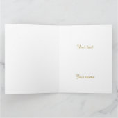 かわいいモダンレッドピンクハートハッピーバレンタインデー カード (内部)