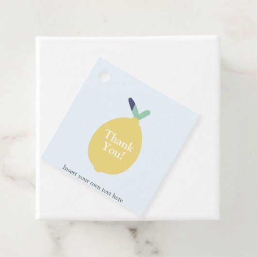 かわいいモダンレモンサンキューカンパニー文字クラシック フェイバータグ (インサイチュ)