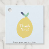 かわいいモダンレモンサンキューカンパニー文字クラシック フェイバータグ (正面)