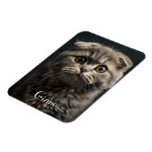 かわいいモダン冷蔵庫ねこペット写真 マグネット (左側)