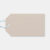 かわいいモダン動物の鹿の冬のシーンホリデー ギフトタグ (裏面横)