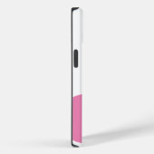 かわいいモダン名大ピンク水玉模様 Case-Mate iPhoneケース (裏面 / 右)