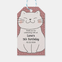 かわいいモダン子猫の誕生日