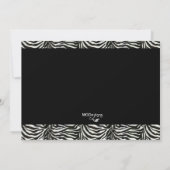 かわいいモダン家具引っ越し祝いパーティーパーティー 招待状 (裏面)