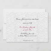 かわいいモダン家具引っ越し祝いパーティーパーティー 招待状 (裏面)