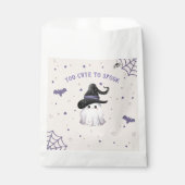 かわいいモダン幽霊ハロウィーン誕生日パーティークリーム フェイバーバッグ (正面)