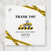 かわいいモダン建築誕生日ありがとうギフト フェイバータグ (正面)