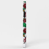 かわいいモダン明るい赤い花 Case-Mate iPhoneケース (裏面/右)