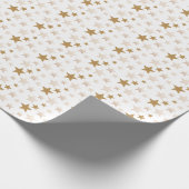 かわいいモダン星のパターン ラッピングペーパー (角)