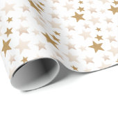かわいいモダン星のパターン ラッピングペーパー (ロールコーナー)