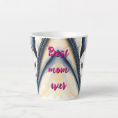 かわいいモダン水彩猫コレクション カフェラテマグ (正面)