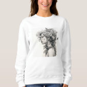 かわいいモダン珍しい妻への贈り物 スウェットシャツ (正面)