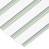 かわいいモダン白いストライプ テーブルクロス (アングル)