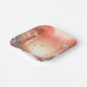 かわいいモダン魅惑の森の赤ちゃんシャワー ペーパープレート (傾斜あり)