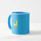 かわいいモチベーションアヒル Keep Calm and Paddle On マグカップ (正面左)