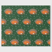 かわいいモチーフと子供へクリスマスの包装紙 ラッピングペーパー (フラット)