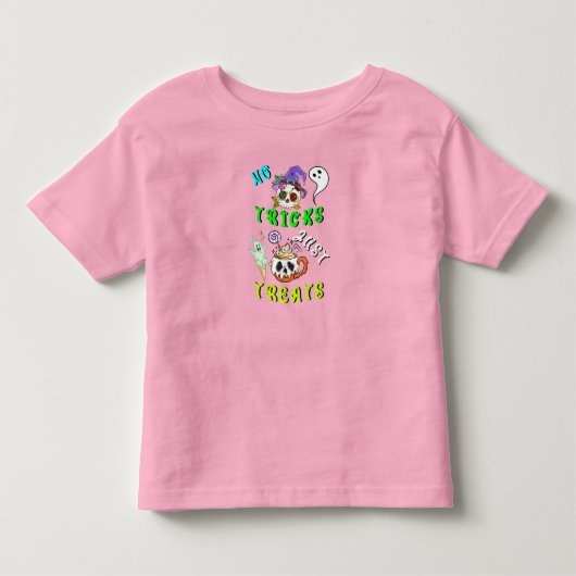 かわいいモノを扱うトリックはない トドラーTシャツ (正面)
