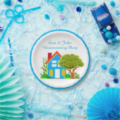 かわいいモノグラム引っ越し祝いパーティーパーティー紙プレート9" ペーパープレート (パーティー)