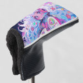 かわいいモパステル宇宙宇宙飛行士アニメガール ゴルフヘッドカバー (3/4 正面)